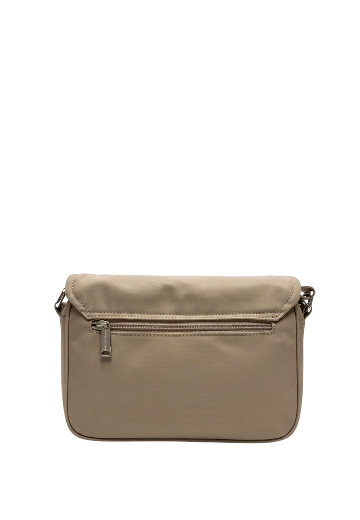 Lancaster Flap Satchel Bag with Magnetic Closure M Basic Vita 510-78 Pebble