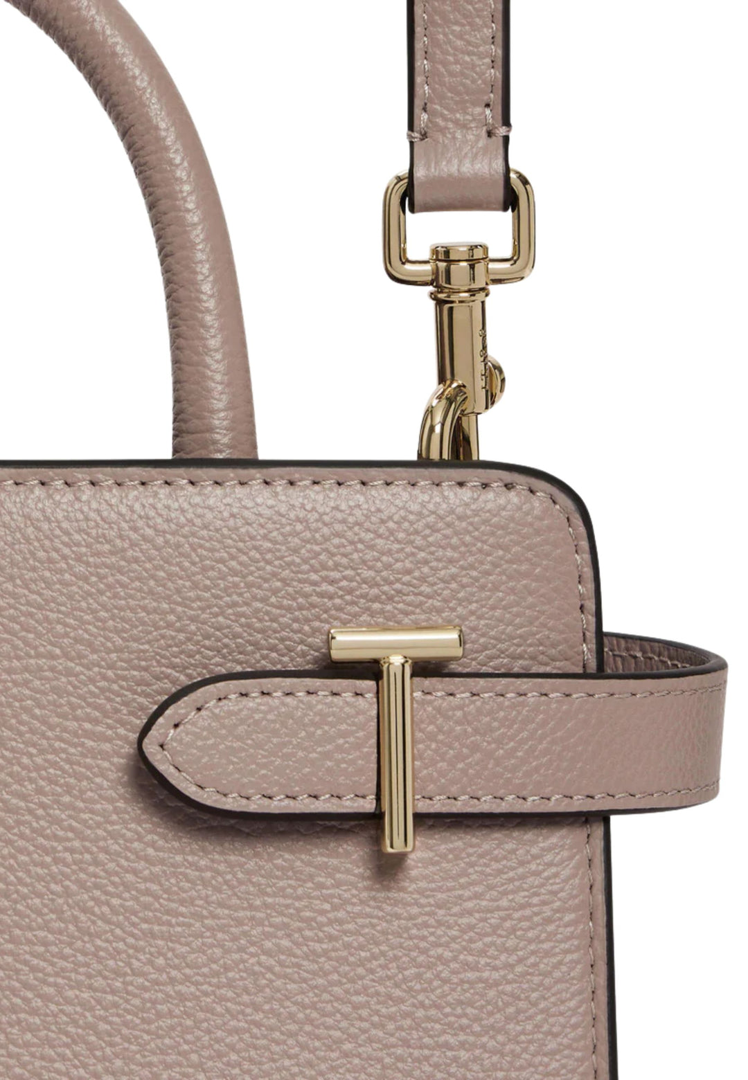 Le Tanneur Borsa a mano Emilie Grigio Fossile