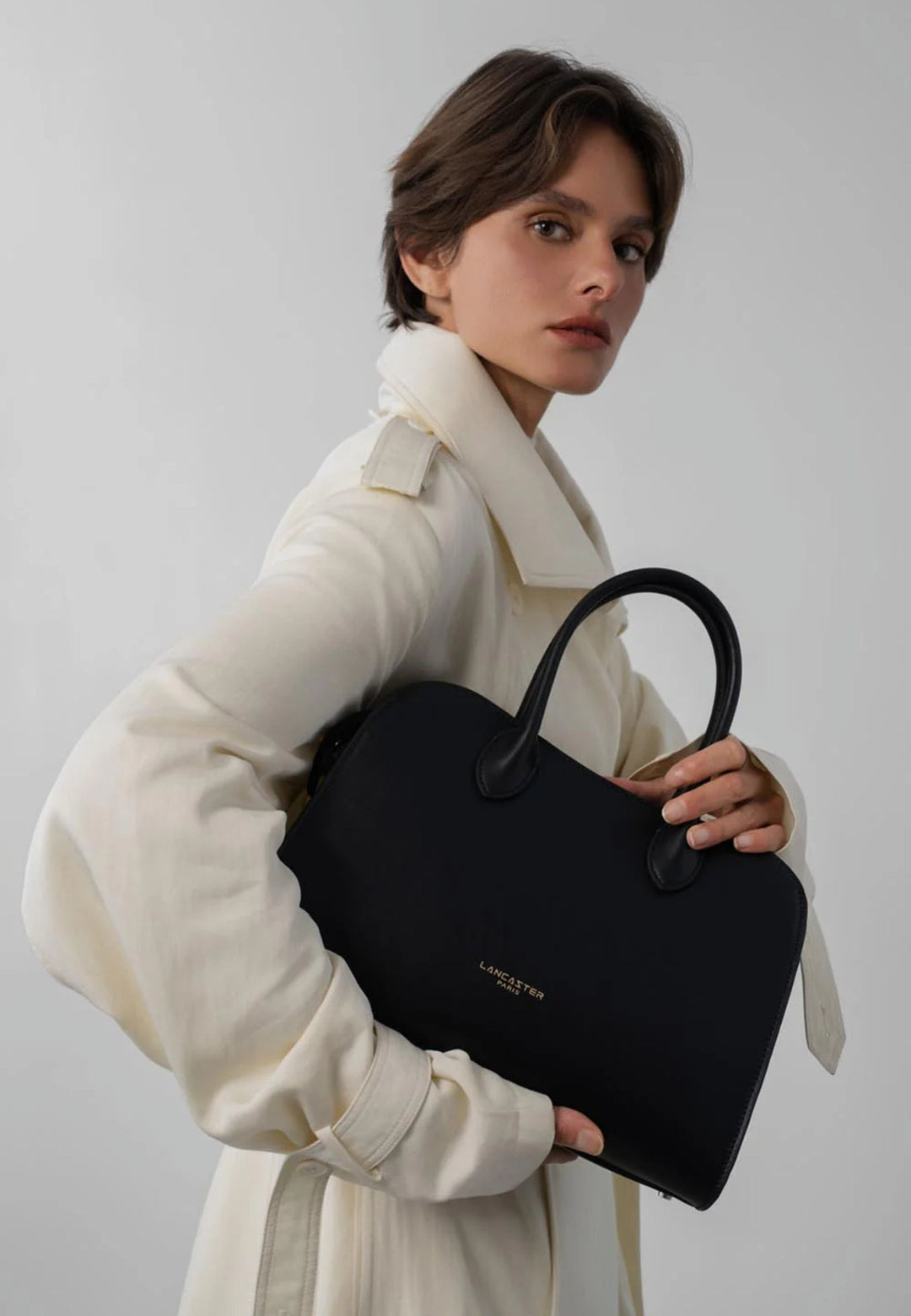 Lancaster Sac à main Zippé M Donna Hopper 531-121 Noir