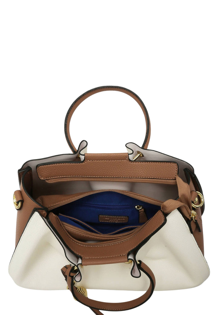 Handväska Ted Lapidus AU8924 Vit/Taupe