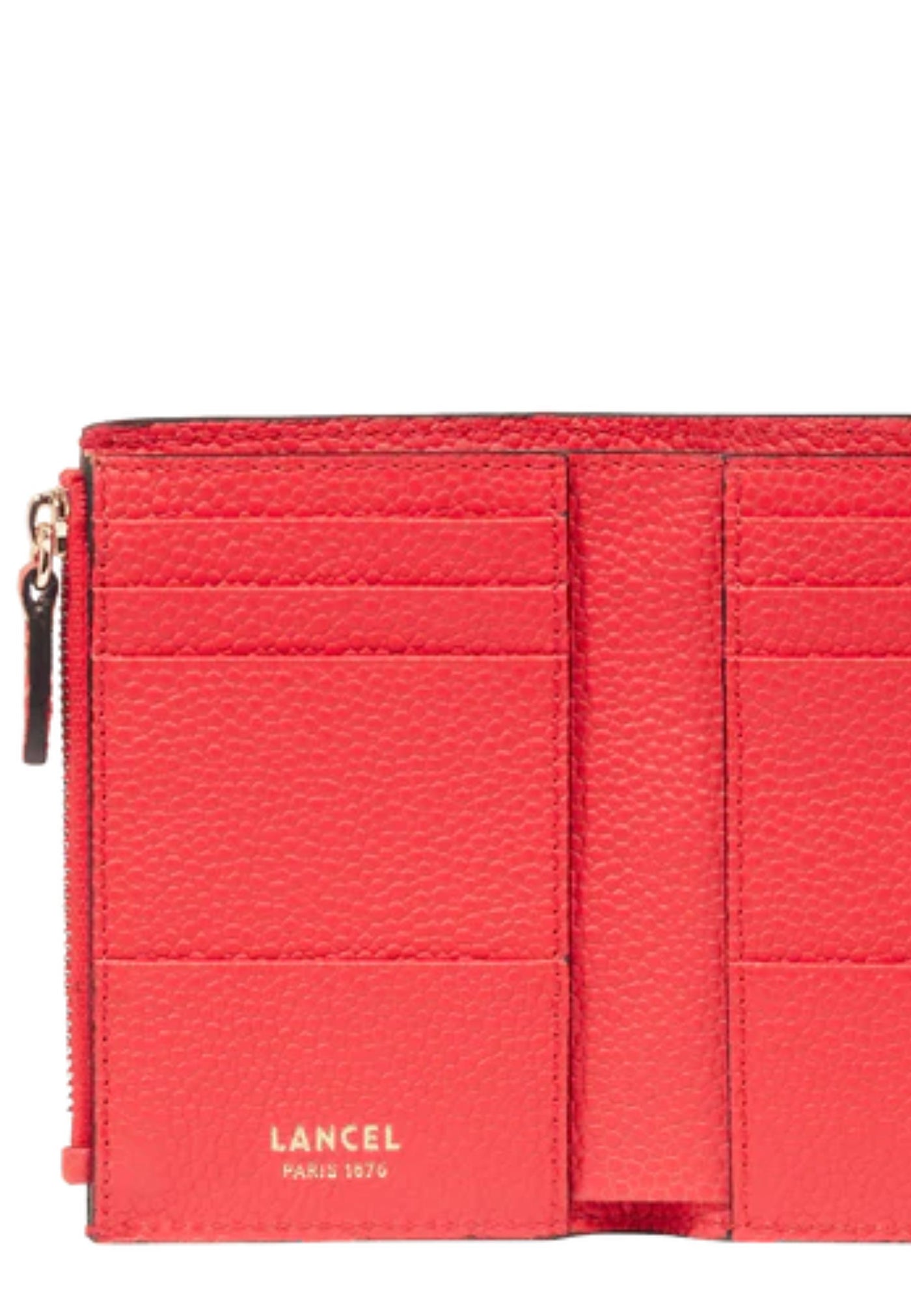 Compagnon / Portefeuille M Lancel Ninon A10296JQTU Rouge