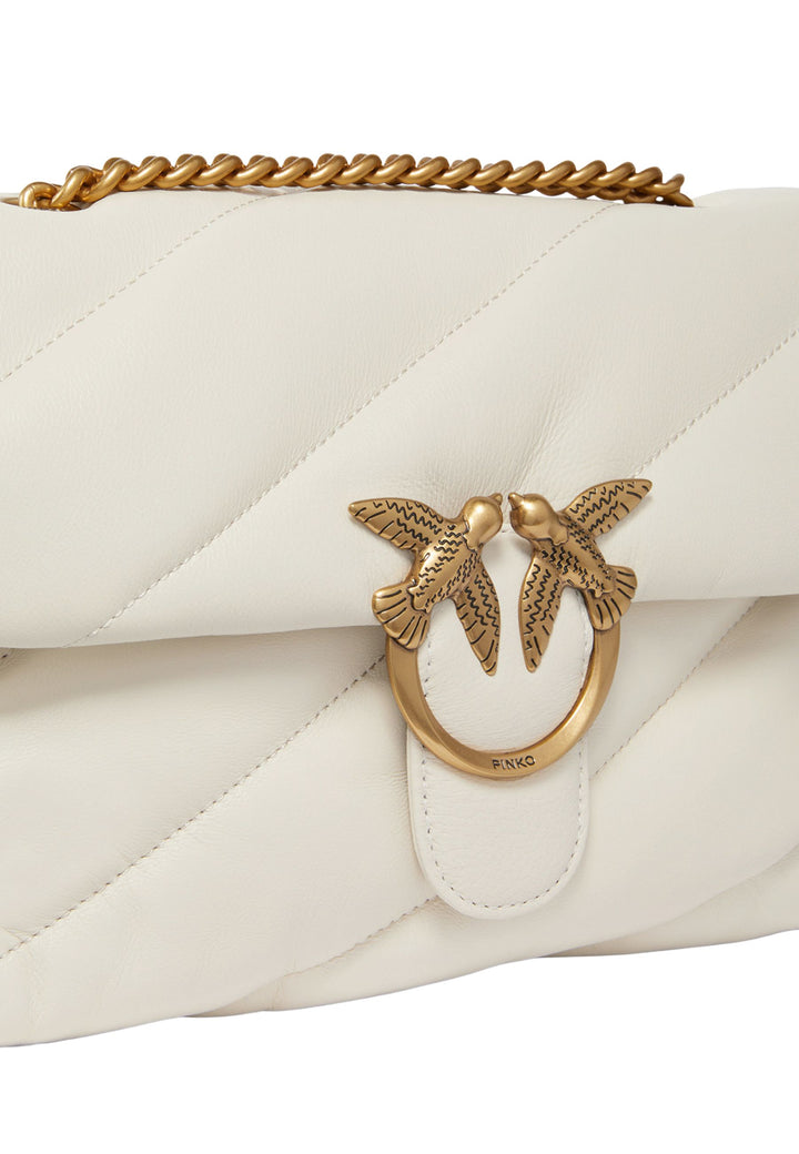 Pinko Sacs à main Love Puff Classic Cl Sheep Nap Blanc A0F2Z14Q