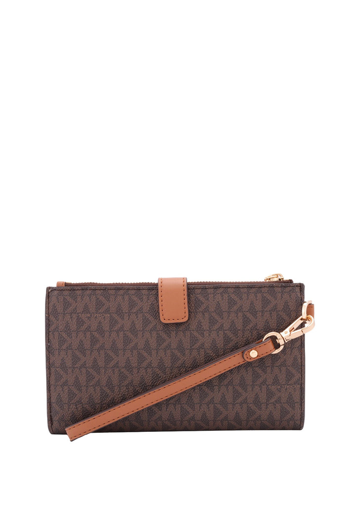 Bolso de mano con correa de mano Jet Set 32F1GJ6W4B marrón de Michael Kors