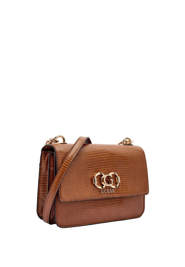 Guess Umhängentasch Anadela 3 Comp Satch Cognac KG962420