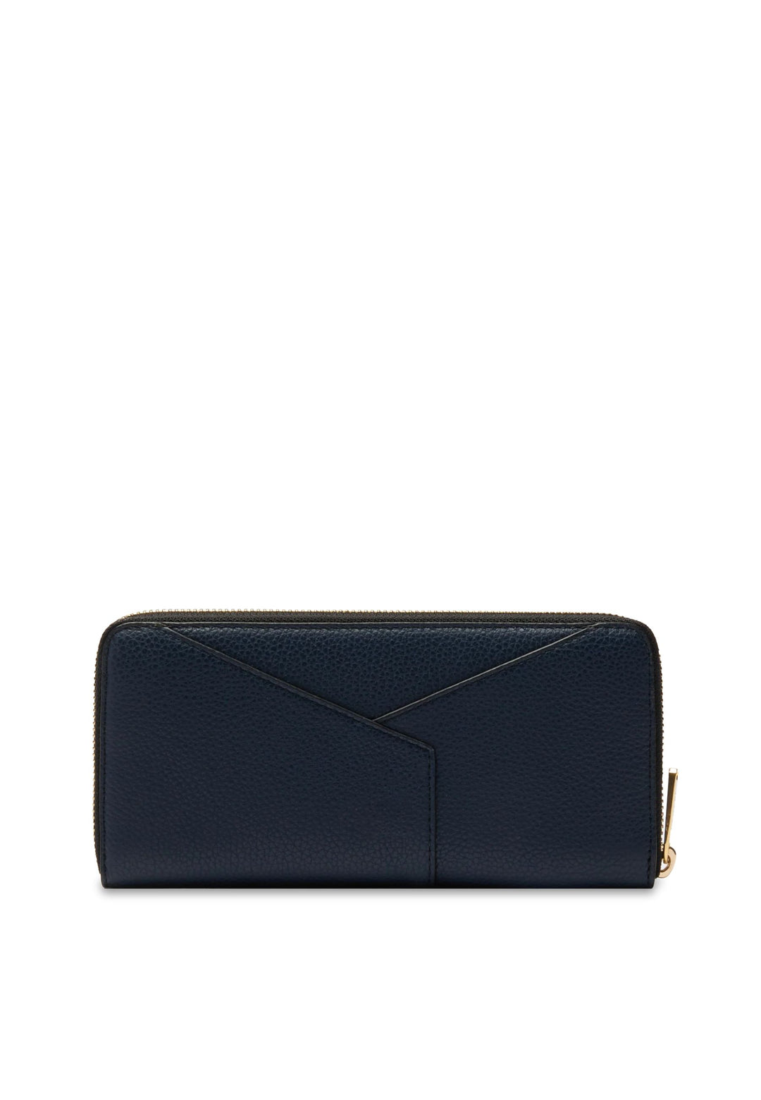 Lancel Enveloppe Portefeuille Long Zippé Cuir Ultramarine