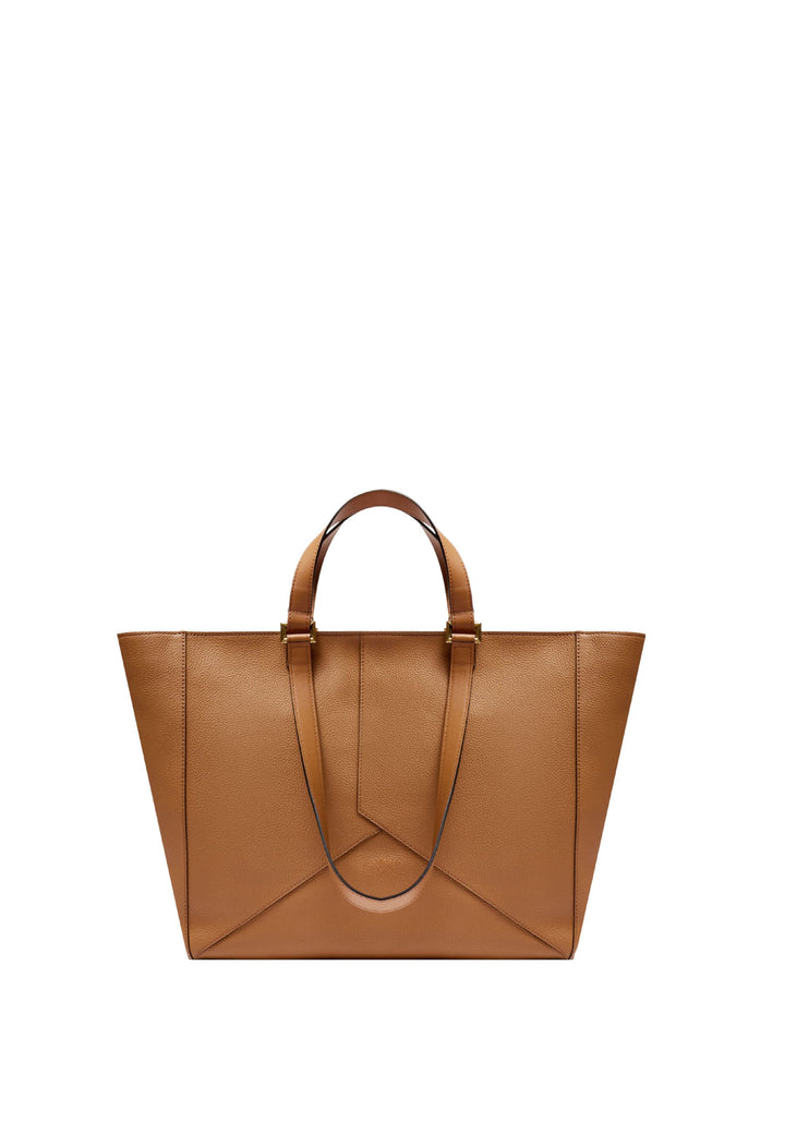 Lancel Mala Shopper / Shopping Enveloppe Camel Mulher A1402120TU