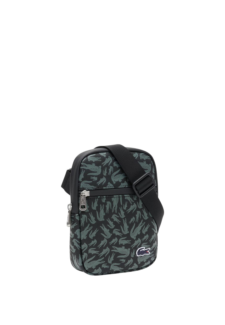 Lacoste Malá taška Lcst Pánská NH5087TX Camo Croc Černá