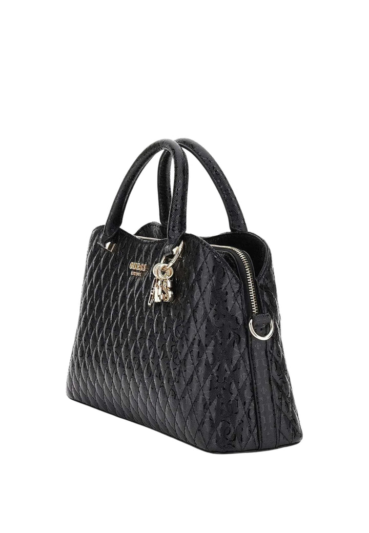 Guess Betula Satchel Shoulder Bag Black GG962606