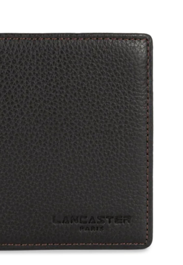Lancaster Porte-cartes Pliée L Milano Gentlemen Cuir Marron