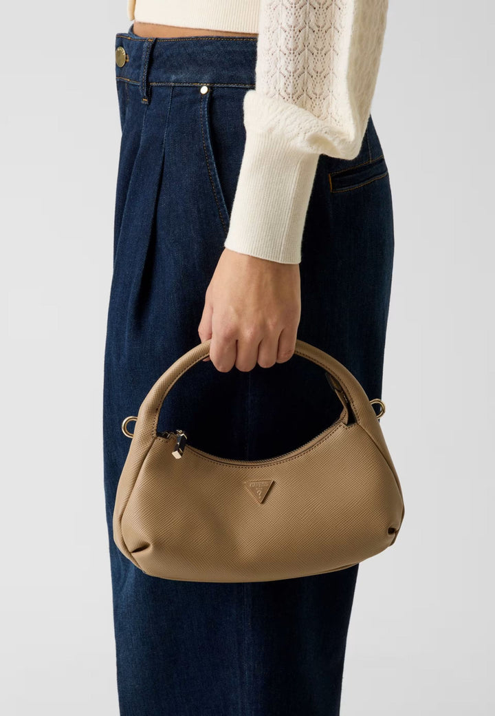 Guess Hobo-Beutel Gilda Mini Beige