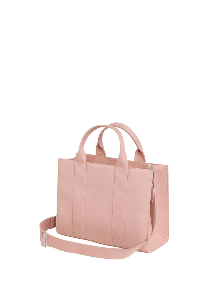 Karl Lagerfeld Cabas Carré Coton Rose Poudré