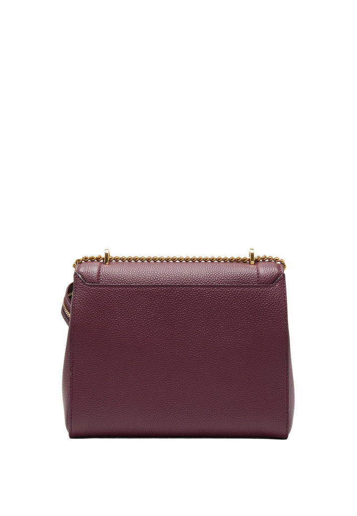 Lancel Überschlagtasche M Ninon Johannisbeere/Gold