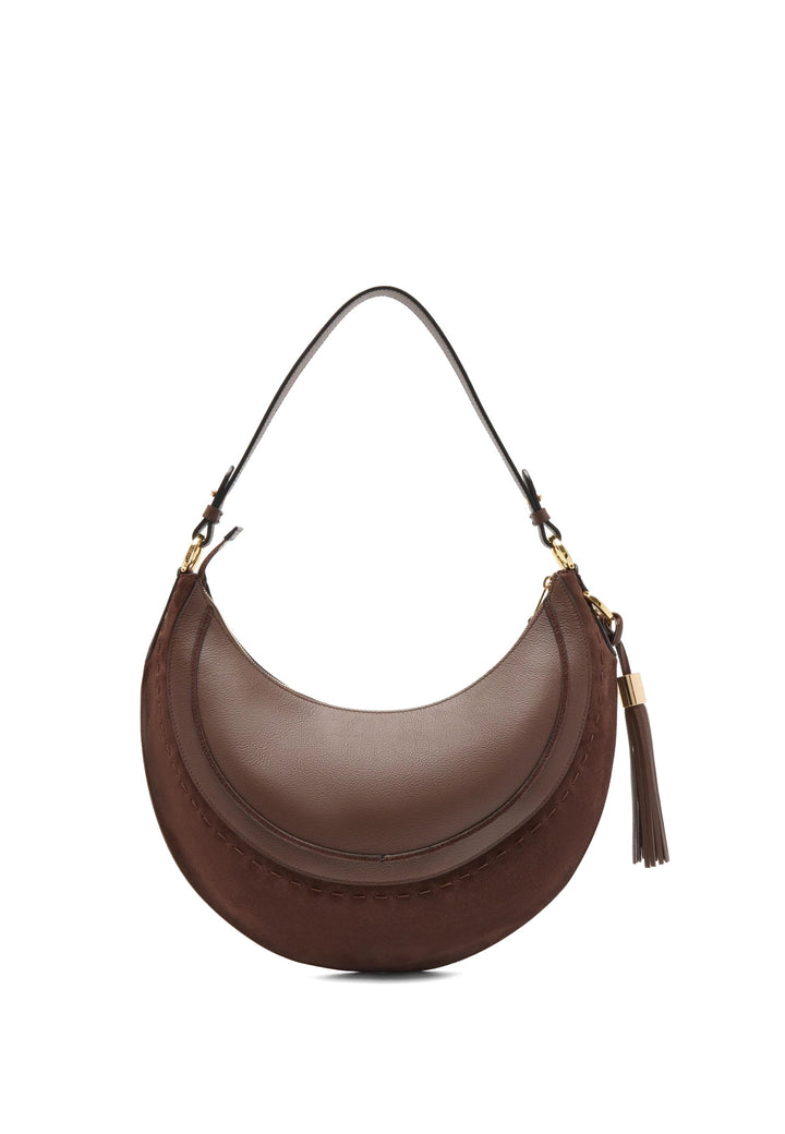Lancel Sac Hobo Zippé M Cuir Noix De Coco