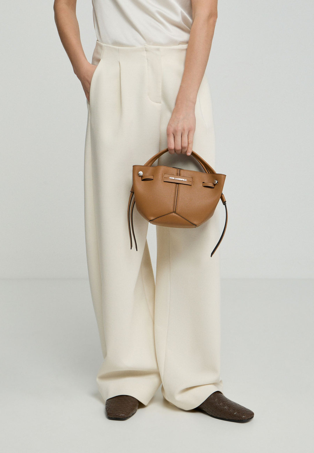 Karl Lagerfeld Sac Seau Caramel