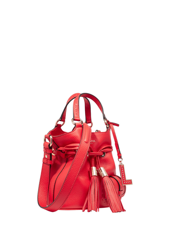 Lancel Premier Flirt S Red Kiss Bucket Bag