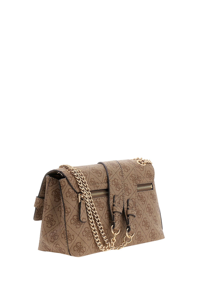Guess Crossbody Handbag Latte Logo SG783321