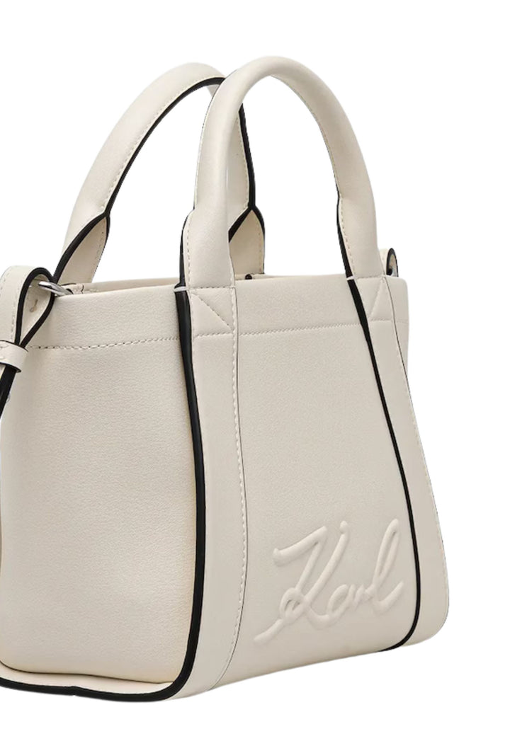 Bolso shopper K/VILLE Karl Lagerfeld B1W30067 Blanco