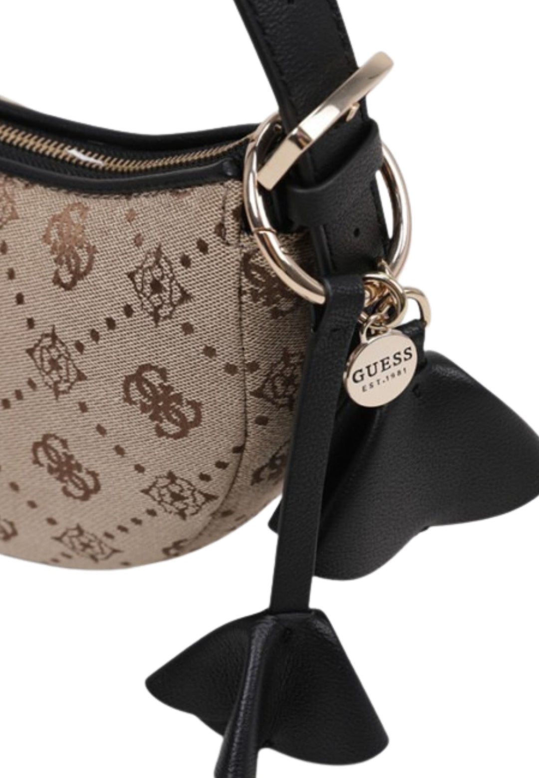 Guess Olkalaukku Katie Latte Logo/Musta