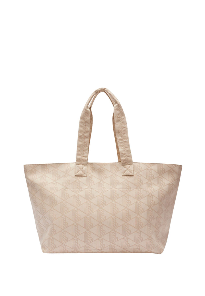 Lacoste XL Tote Bag Summer Pack NU4994PB Mono Jacquard White