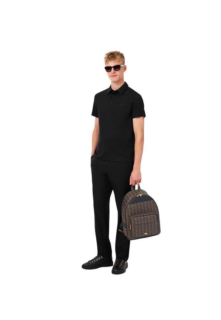 Lacoste The Blend -monogrammireppu, musta shiitake