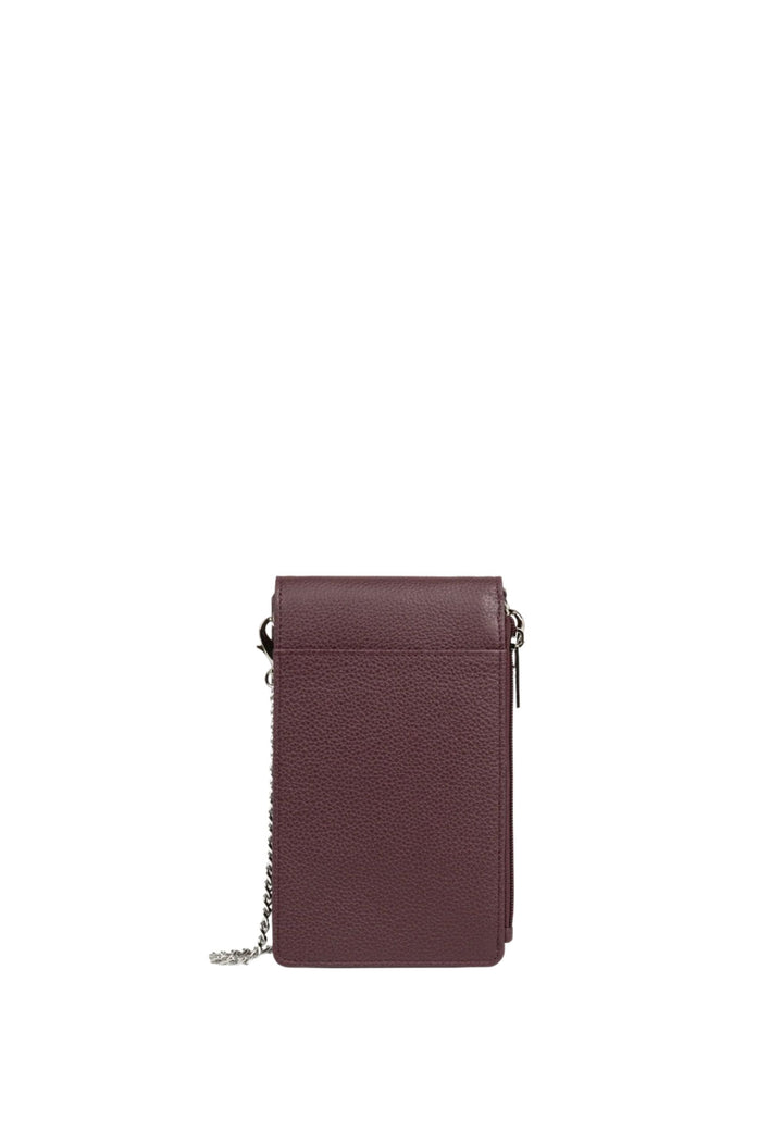 Lancaster Pochette smartphone A rabat avec pression Foulonné PM 170-37 Bordeaux