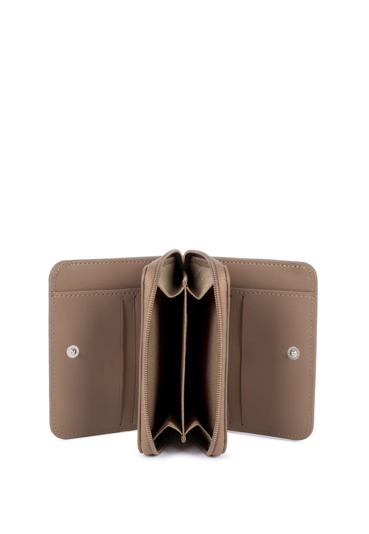 Lancaster Portefeuille dos à dos Zippé autour Smooth 137-17 Praline