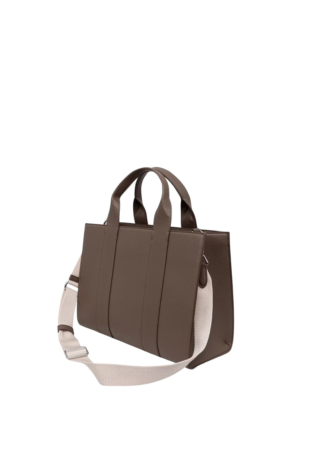 Karl Lagerfeld Grained Square Tote Taupe
