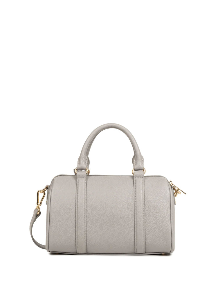 Lancaster Zylindertasche mit Reißverschluss M Milano Ana 547-102 Grau