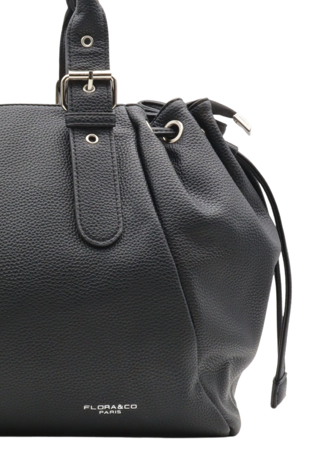 Saco de Compras Flora & Co F7562 Preto