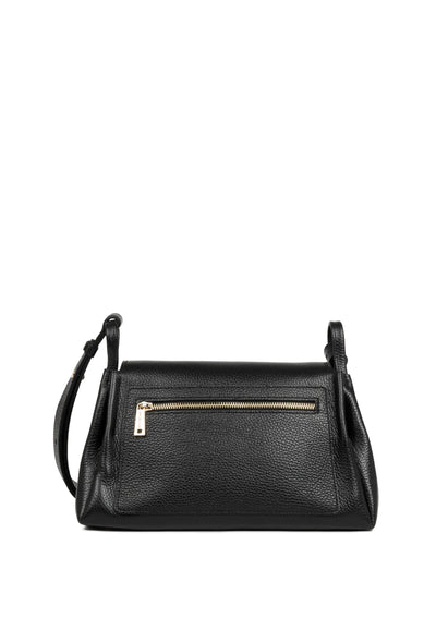 Lancaster Sac trotteur A rabat aimanté S Accordéon Double 470-87 Noir - In - Nude