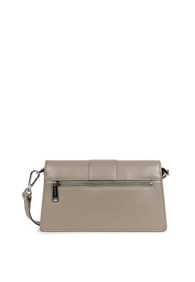 Lancaster Sac trotteur A rabat avec fermoir Paris Ily 531-017 Galet Fonce