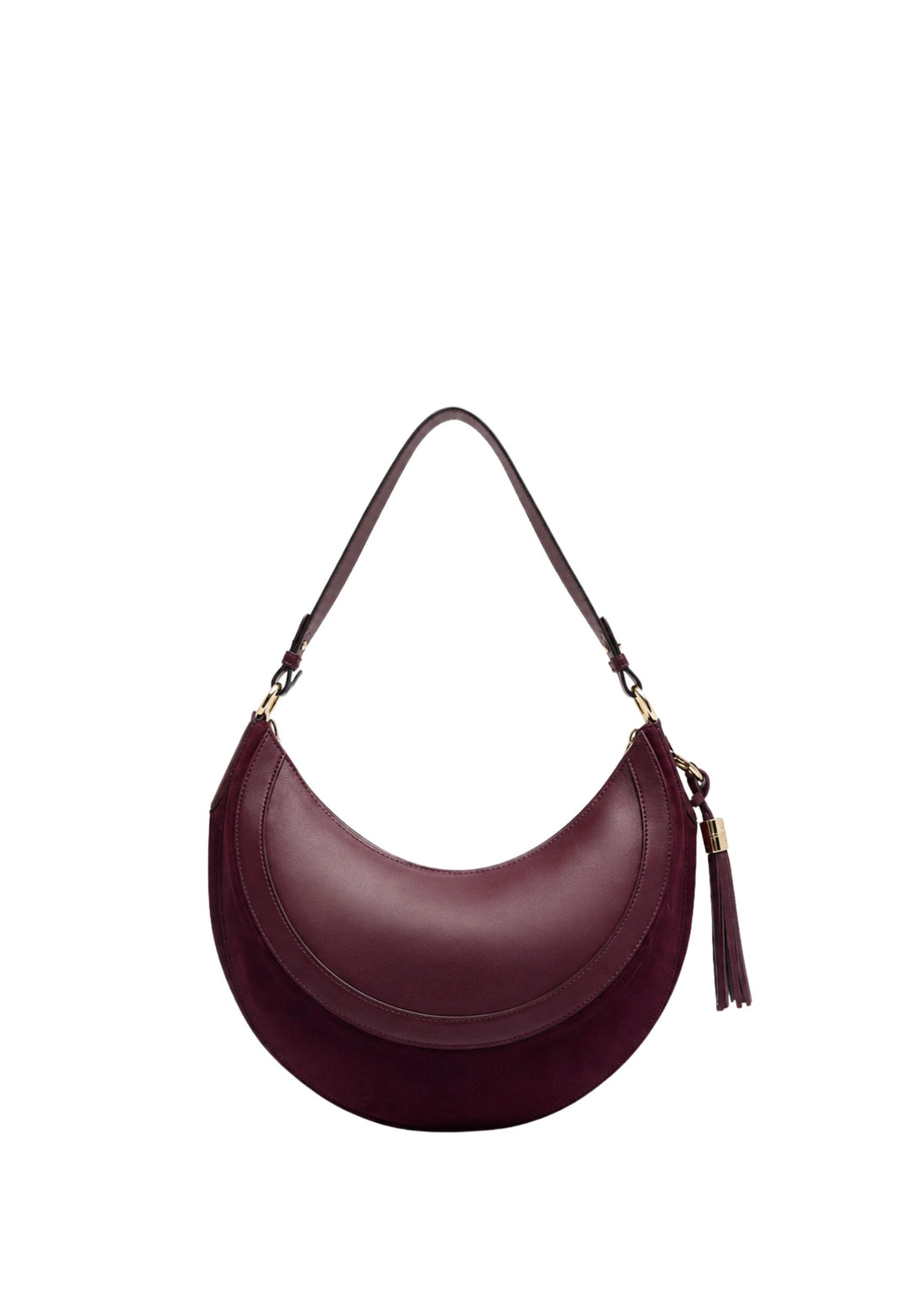 Lancel Sac Hobo M Hobohème Cassis