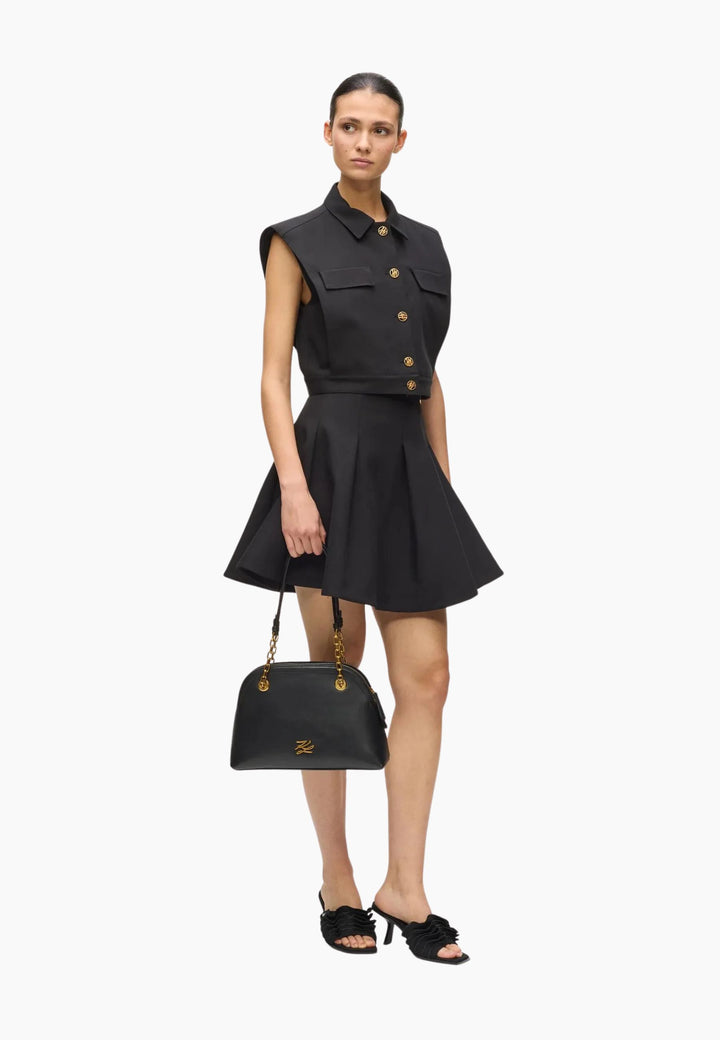 Karl Lagerfeld Schoudertas Villa La Vigie B2W30038 Zwart