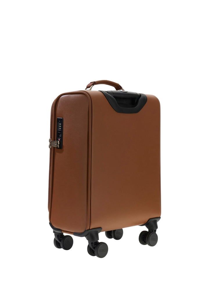 Guess Valise Audrey Monogramme Cognac Logo