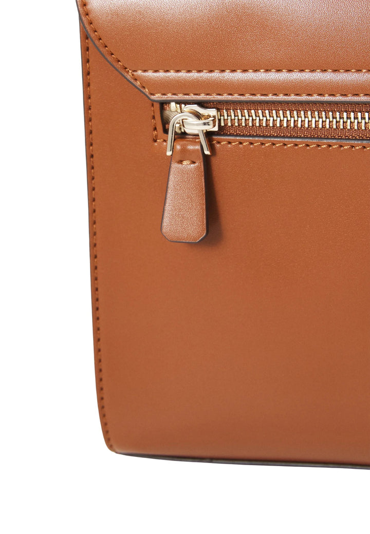 Torba na ramię Guess Eco Mietta Sml Socie Cognac EVG964120