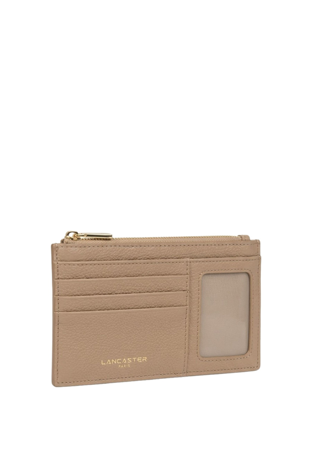 Lancaster Porte-cartes Zippé Dune 129-32 Beige Foncé