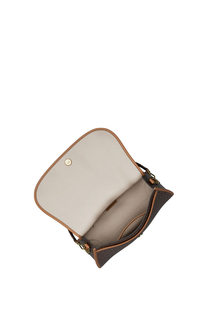 Michael Kors Besace convertible Holmes Marron Logo Signature
