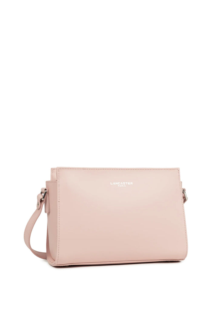 Lancaster Bolso bandolera con cremallera Talla S Piel lisa 437-02 Rosa polvo