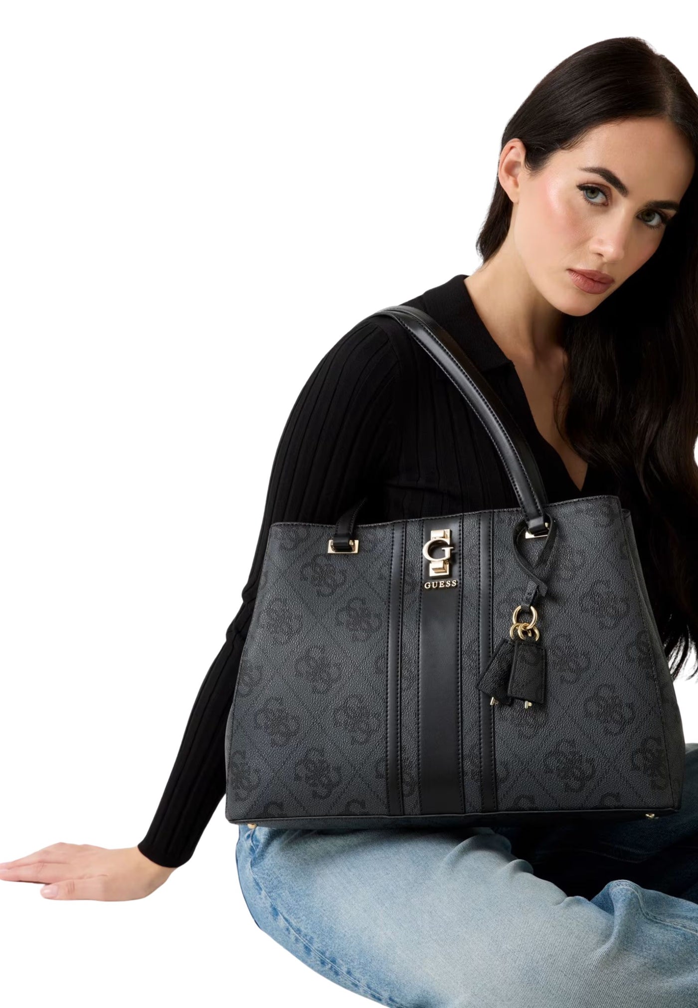 Guess Cabas / Borsa Shopping Logo Antracite SO783823