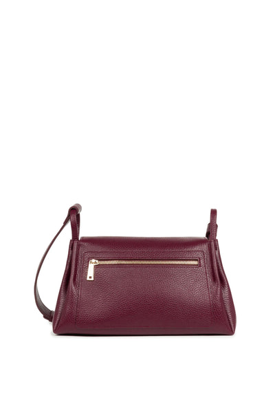 Lancaster Sac trotteur A rabat aimanté L Accordéon Double 470-89 Bordeaux - In - Champagne
