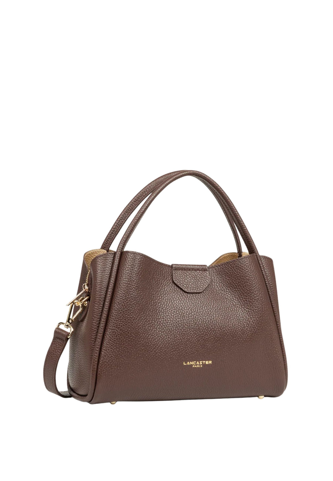 Lancaster Sac à main Aimantée M Ida Double Marron
