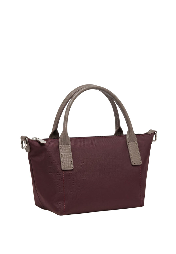 Lancaster Sacs à main Smart KBA Cuir Bordeaux - Taupe