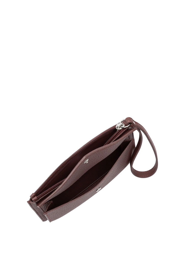 Lancaster Maya Double Zipped Pouch KBA 117-011 Bordeaux