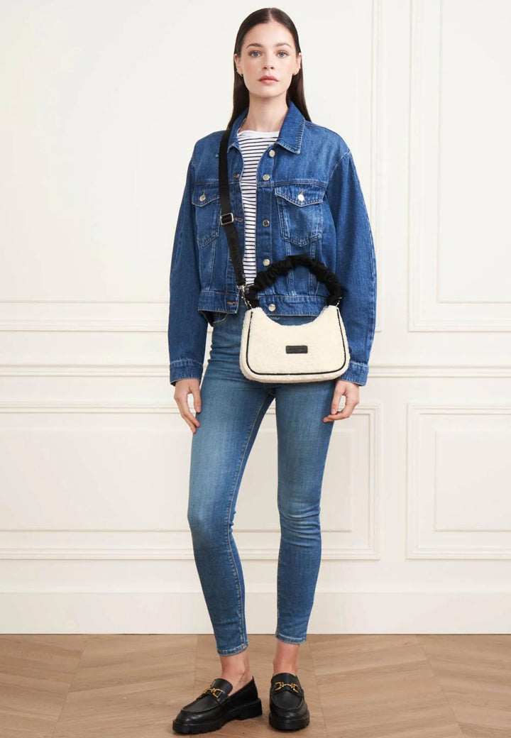 Lancaster Tas Zip Schouderpolster 518-003 Zwart