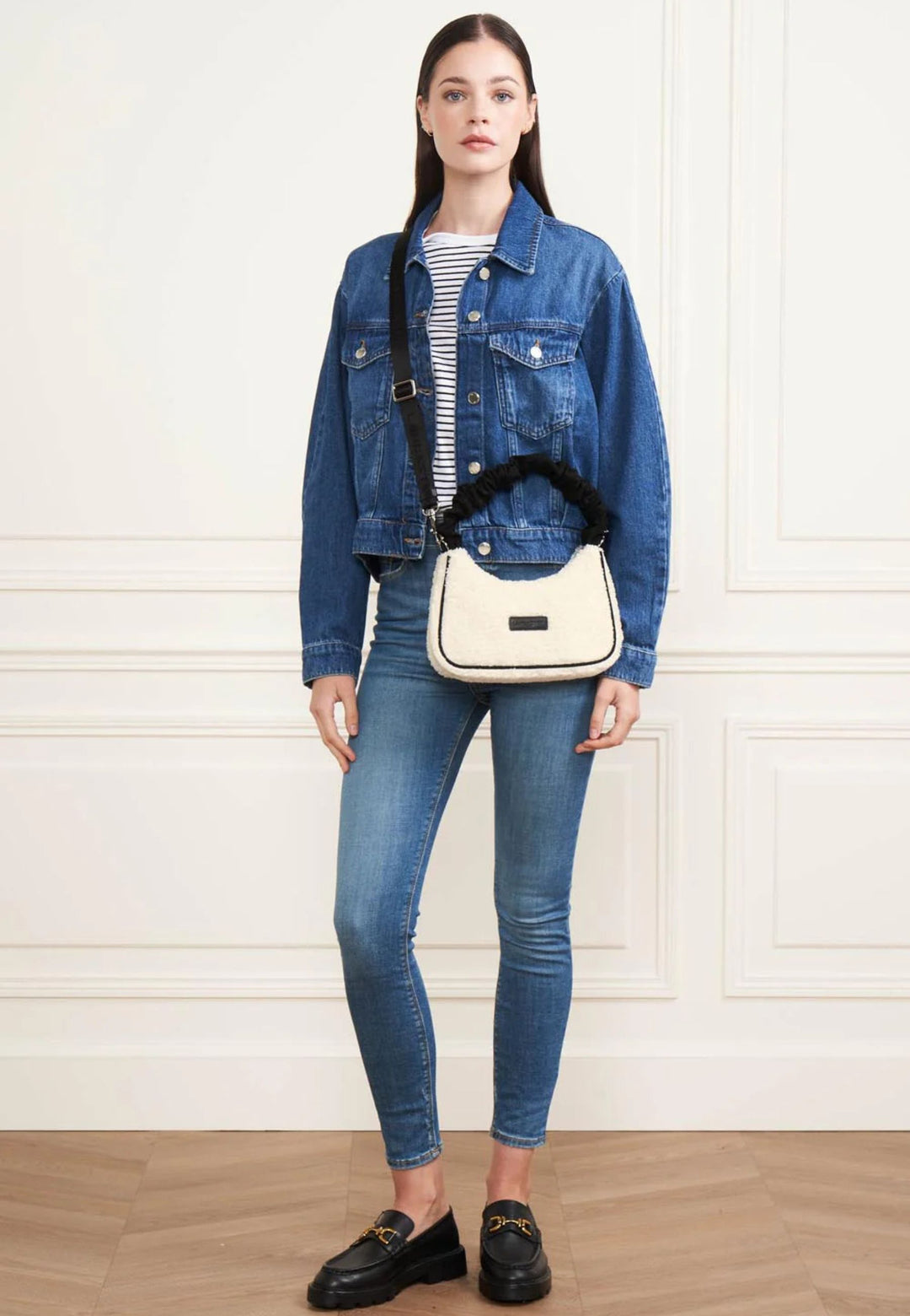 Lancaster Tas Zip Schouderpolster 518-003 Zwart