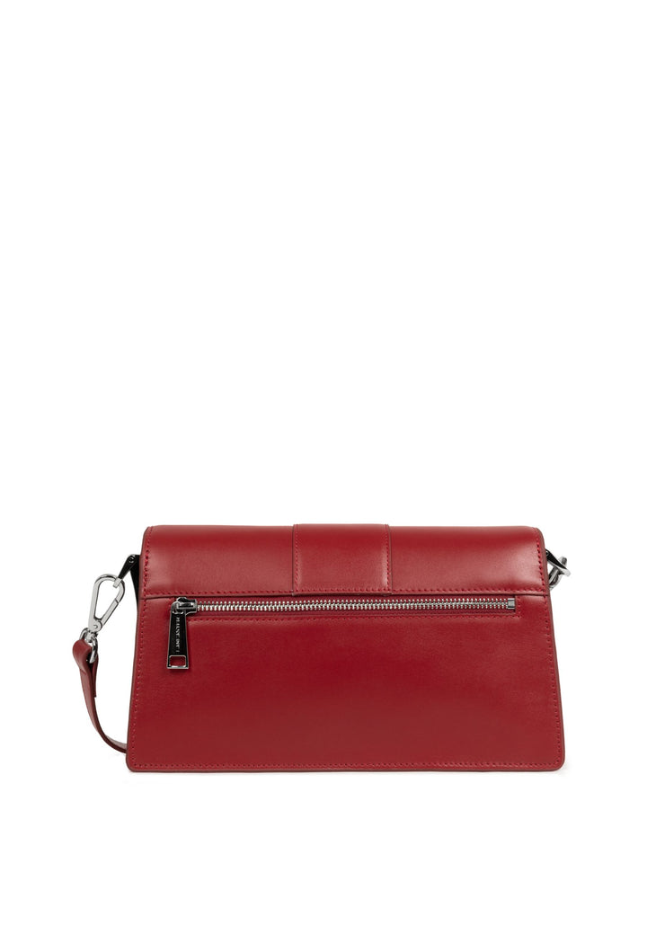 Lancaster Sac trotteur A rabat avec fermoir Paris Ily 531-017 Carmin