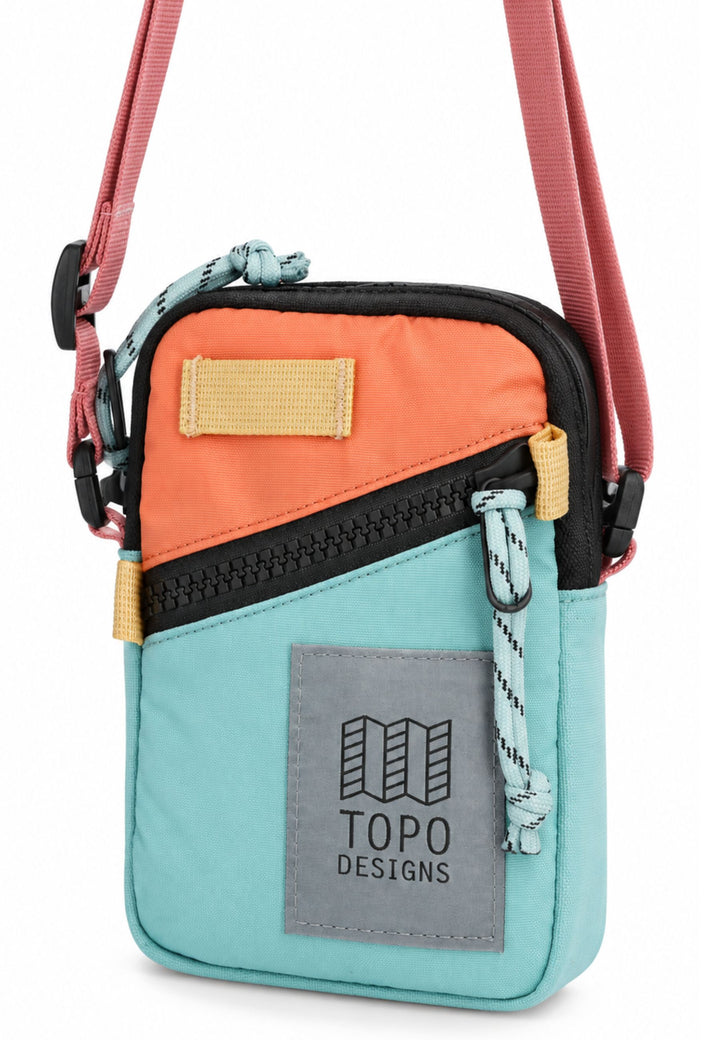 Topo Designs Mini Shoulder Bag Rose/Geode Green