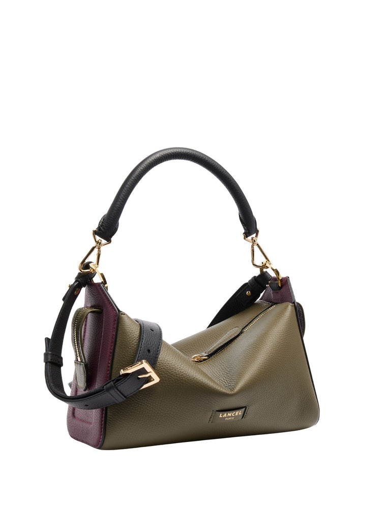 Lancel Louison Hobo-Beutel M Lieder Kaki