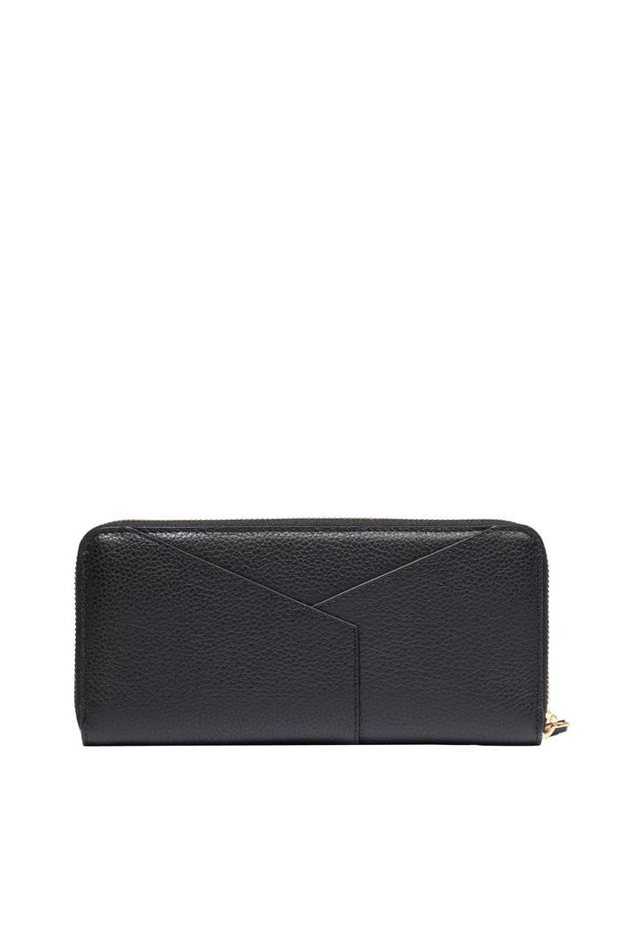 Lancel Enveloppe Portefeuille Long Zippé Cuir Noir