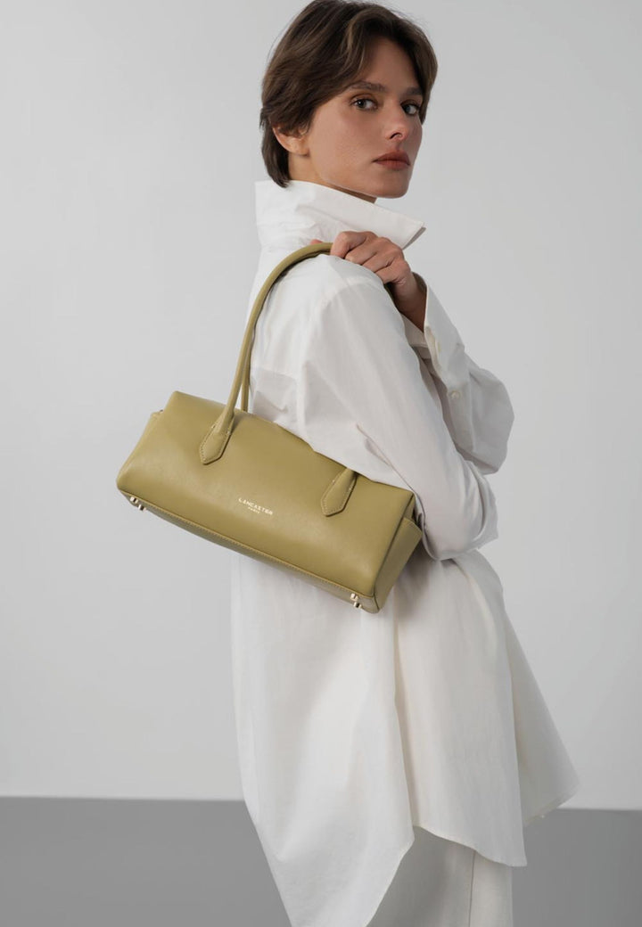 Lancaster Sac trotteur Zippé Donna Cube Bambou